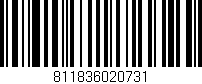 Código de barras (EAN, GTIN, SKU, ISBN): '811836020731'