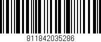 Código de barras (EAN, GTIN, SKU, ISBN): '811842035286'