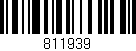 Código de barras (EAN, GTIN, SKU, ISBN): '811939'