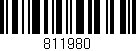 Código de barras (EAN, GTIN, SKU, ISBN): '811980'