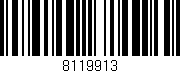 Código de barras (EAN, GTIN, SKU, ISBN): '8119913'