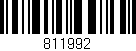 Código de barras (EAN, GTIN, SKU, ISBN): '811992'