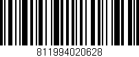 Código de barras (EAN, GTIN, SKU, ISBN): '811994020628'