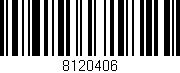 Código de barras (EAN, GTIN, SKU, ISBN): '8120406'