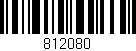 Código de barras (EAN, GTIN, SKU, ISBN): '812080'