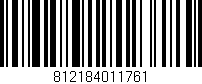 Código de barras (EAN, GTIN, SKU, ISBN): '812184011761'