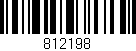 Código de barras (EAN, GTIN, SKU, ISBN): '812198'