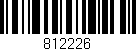 Código de barras (EAN, GTIN, SKU, ISBN): '812226'
