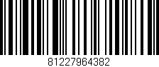 Código de barras (EAN, GTIN, SKU, ISBN): '81227964382'