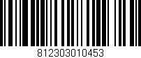 Código de barras (EAN, GTIN, SKU, ISBN): '812303010453'