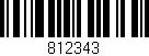 Código de barras (EAN, GTIN, SKU, ISBN): '812343'