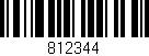 Código de barras (EAN, GTIN, SKU, ISBN): '812344'
