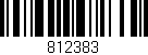 Código de barras (EAN, GTIN, SKU, ISBN): '812383'