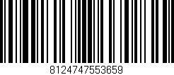 Código de barras (EAN, GTIN, SKU, ISBN): '8124747553659'