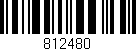 Código de barras (EAN, GTIN, SKU, ISBN): '812480'