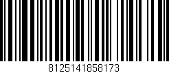 Código de barras (EAN, GTIN, SKU, ISBN): '8125141858173'