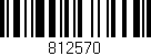 Código de barras (EAN, GTIN, SKU, ISBN): '812570'