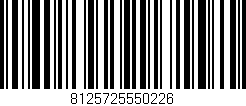 Código de barras (EAN, GTIN, SKU, ISBN): '8125725550226'