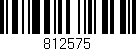 Código de barras (EAN, GTIN, SKU, ISBN): '812575'