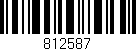 Código de barras (EAN, GTIN, SKU, ISBN): '812587'