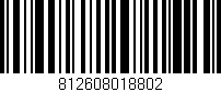 Código de barras (EAN, GTIN, SKU, ISBN): '812608018802'