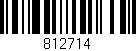 Código de barras (EAN, GTIN, SKU, ISBN): '812714'