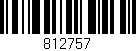Código de barras (EAN, GTIN, SKU, ISBN): '812757'