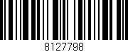 Código de barras (EAN, GTIN, SKU, ISBN): '8127798'