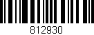 Código de barras (EAN, GTIN, SKU, ISBN): '812930'