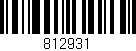 Código de barras (EAN, GTIN, SKU, ISBN): '812931'