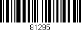 Código de barras (EAN, GTIN, SKU, ISBN): '81295'
