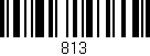 Código de barras (EAN, GTIN, SKU, ISBN): '813'