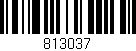 Código de barras (EAN, GTIN, SKU, ISBN): '813037'