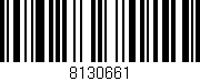 Código de barras (EAN, GTIN, SKU, ISBN): '8130661'