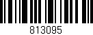 Código de barras (EAN, GTIN, SKU, ISBN): '813095'