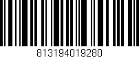 Código de barras (EAN, GTIN, SKU, ISBN): '813194019280'