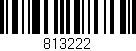 Código de barras (EAN, GTIN, SKU, ISBN): '813222'