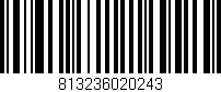 Código de barras (EAN, GTIN, SKU, ISBN): '813236020243'