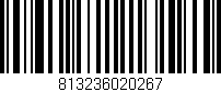 Código de barras (EAN, GTIN, SKU, ISBN): '813236020267'