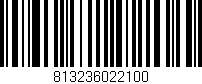 Código de barras (EAN, GTIN, SKU, ISBN): '813236022100'