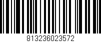 Código de barras (EAN, GTIN, SKU, ISBN): '813236023572'