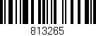 Código de barras (EAN, GTIN, SKU, ISBN): '813265'
