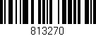 Código de barras (EAN, GTIN, SKU, ISBN): '813270'