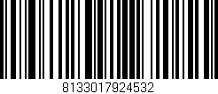 Código de barras (EAN, GTIN, SKU, ISBN): '8133017924532'
