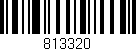 Código de barras (EAN, GTIN, SKU, ISBN): '813320'