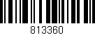 Código de barras (EAN, GTIN, SKU, ISBN): '813360'