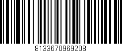 Código de barras (EAN, GTIN, SKU, ISBN): '8133670969208'
