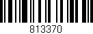 Código de barras (EAN, GTIN, SKU, ISBN): '813370'