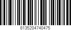 Código de barras (EAN, GTIN, SKU, ISBN): '8135204740475'