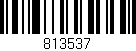 Código de barras (EAN, GTIN, SKU, ISBN): '813537'